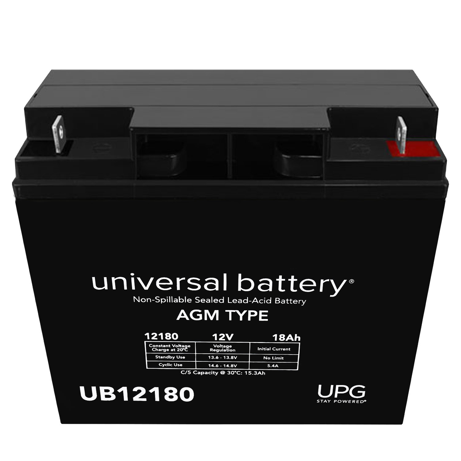 UB12180 SLA 12V 18AH T4 TERMINAL