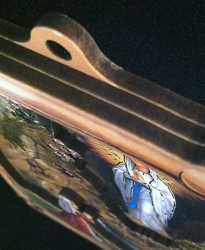 Our Lady Of Lourdes 3D Laser Cut Wood Plaque 4x6in