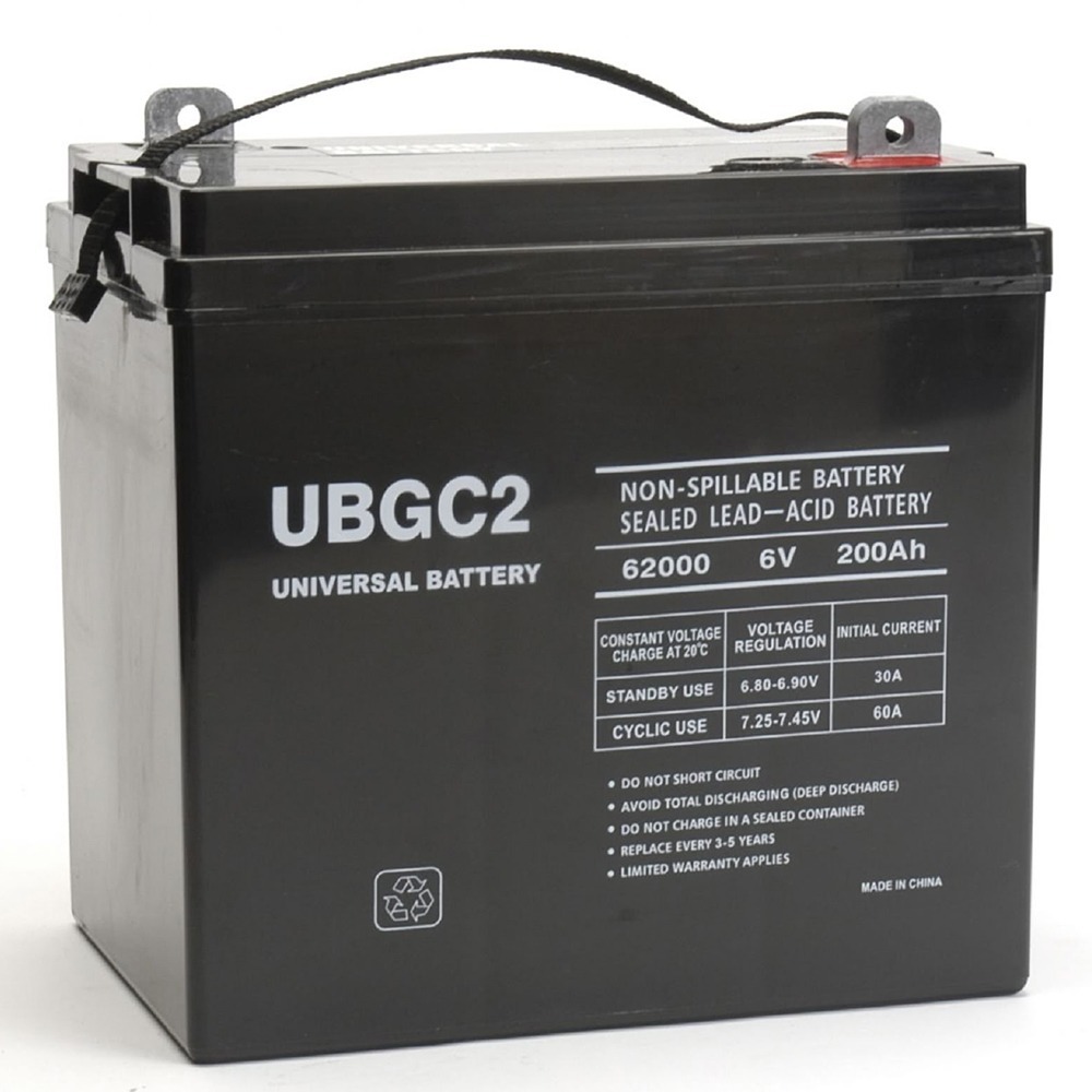 UBGC2 6V 200Ah SLA Battery for Pure Sine Wave PST-100S-12A