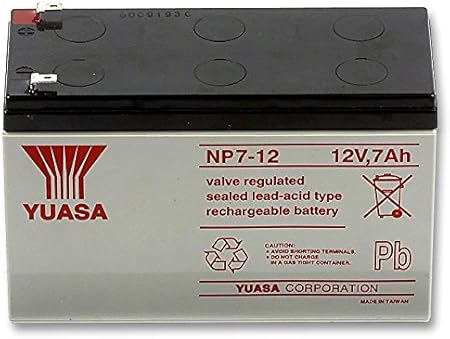NP7-12T F2 12V 7AH SEALED LEAD ACID BATTERY F2