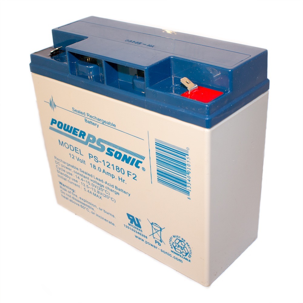 PS-12180 12v 18Ah Lead Acid Battery 12VOLT F2 TERMINAL