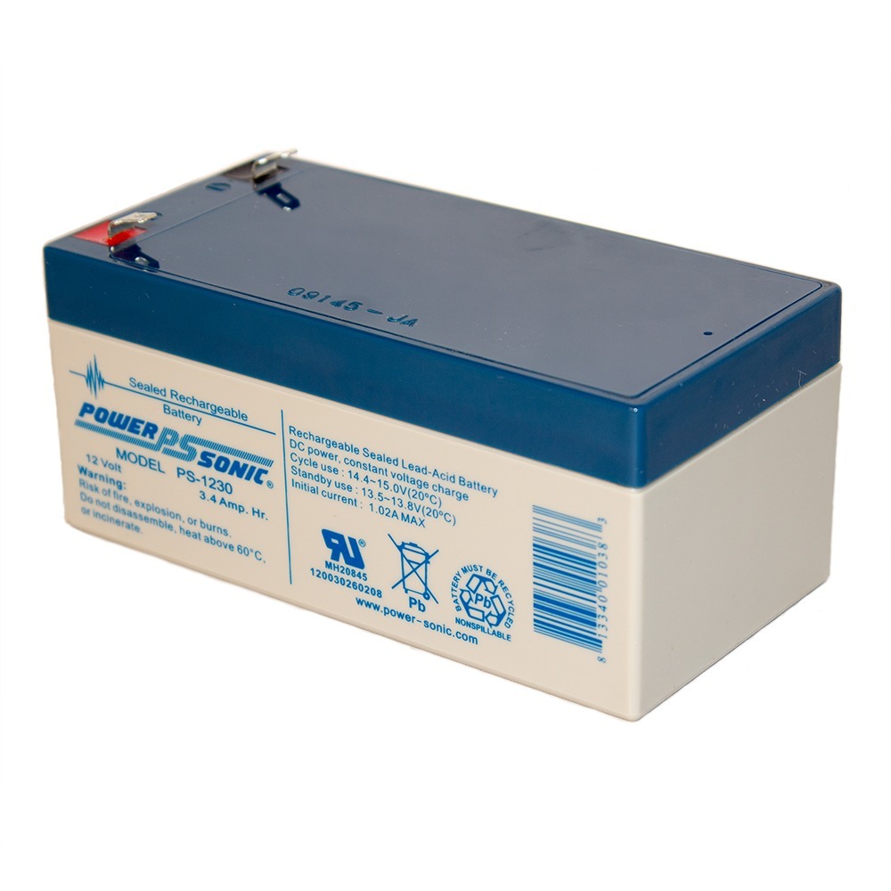 POWER-SONIC 12V 3AH SLA Battery 12 VOLT - PS-1230