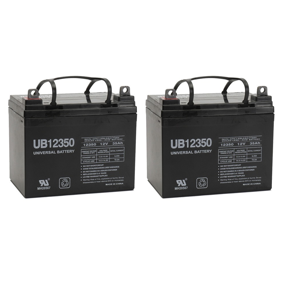 12V 35AH Replacement Battery for Suntech Indigo 3  4 Wheelchair - 2 Pack