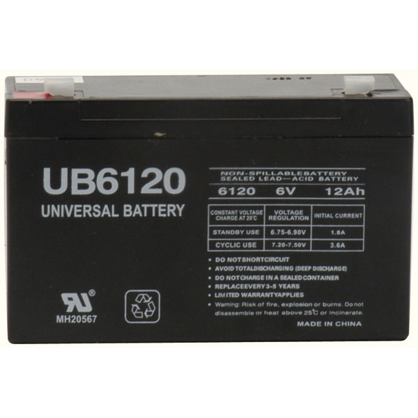 Moultrie 6 Volt 12 amp Crown Rechargeable Battery - New - Kit
