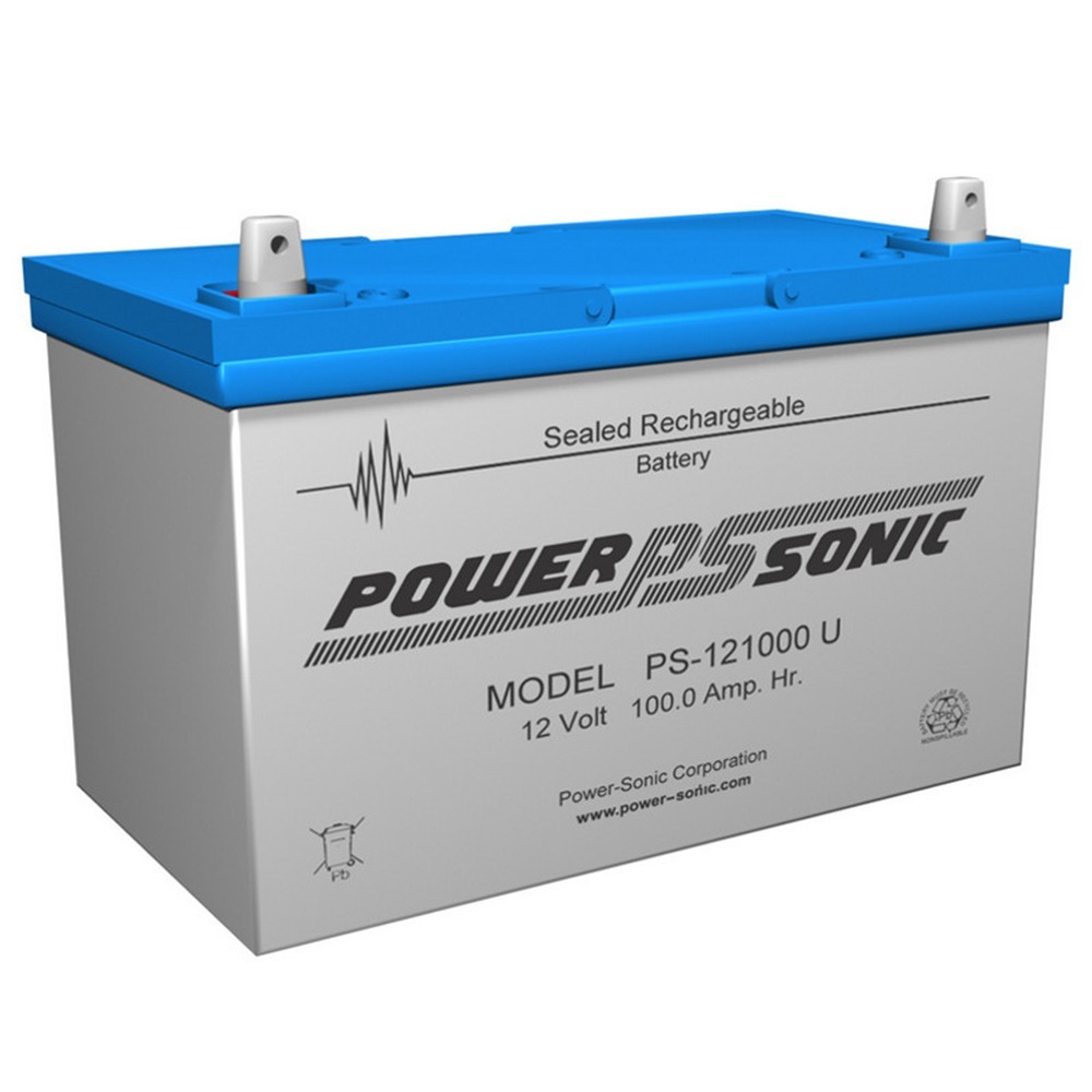 Power-Sonic 12V/110AH Sealed Lead Acid Battery w/ Type B Terminal