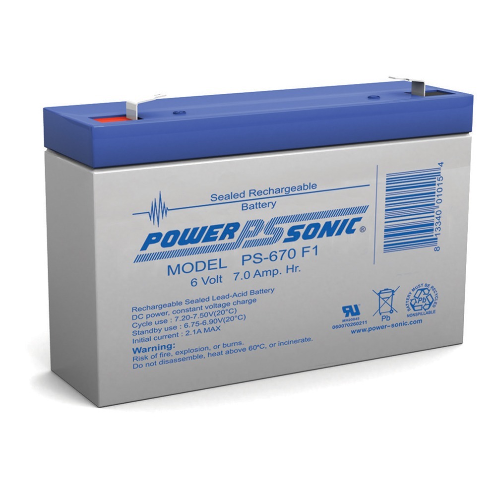 6V 7Ah SLA Battery Replacement for Alexander GB670