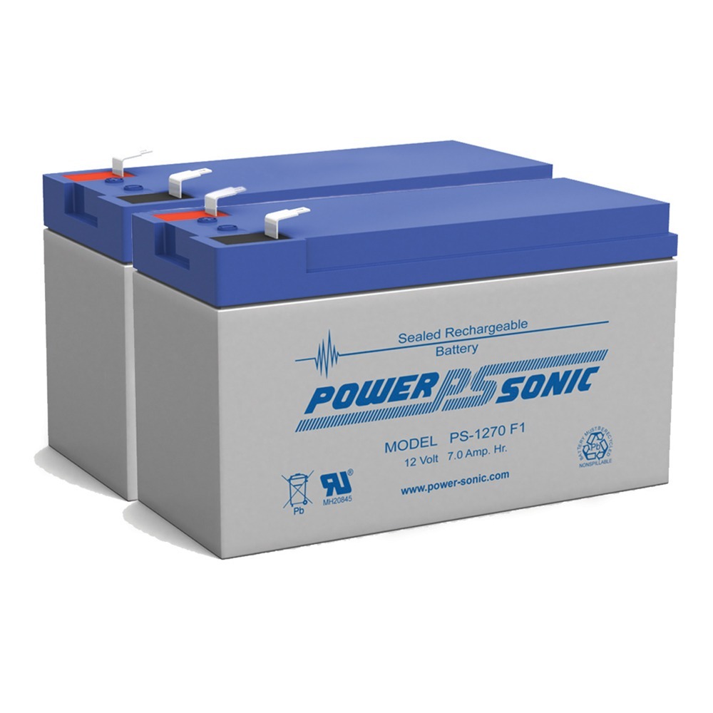 12V 7Ah SLA Replacement Battery Compatible with APC Cartridge #2 BK400B - 2 Pack