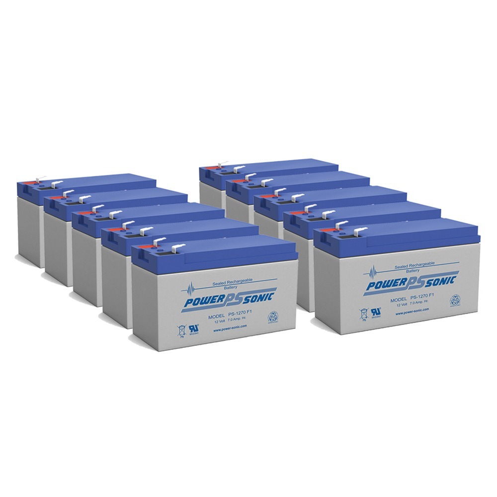 12V 7Ah SLA Replacement Battery Compatible with Enduring 6-DW-7 - 10 Pack