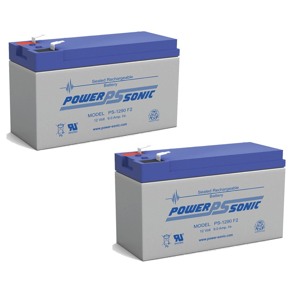 12V 9Ah SLA Replacement Battery Compatible with Universal UB1290 - 2 Pack