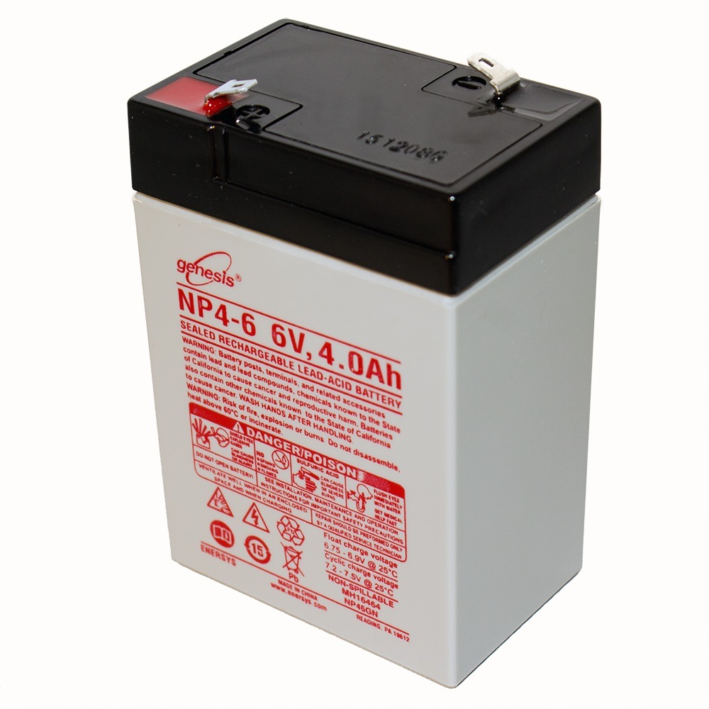 Genesis 6V 4AH SEALED LEAD ACID BATTERY