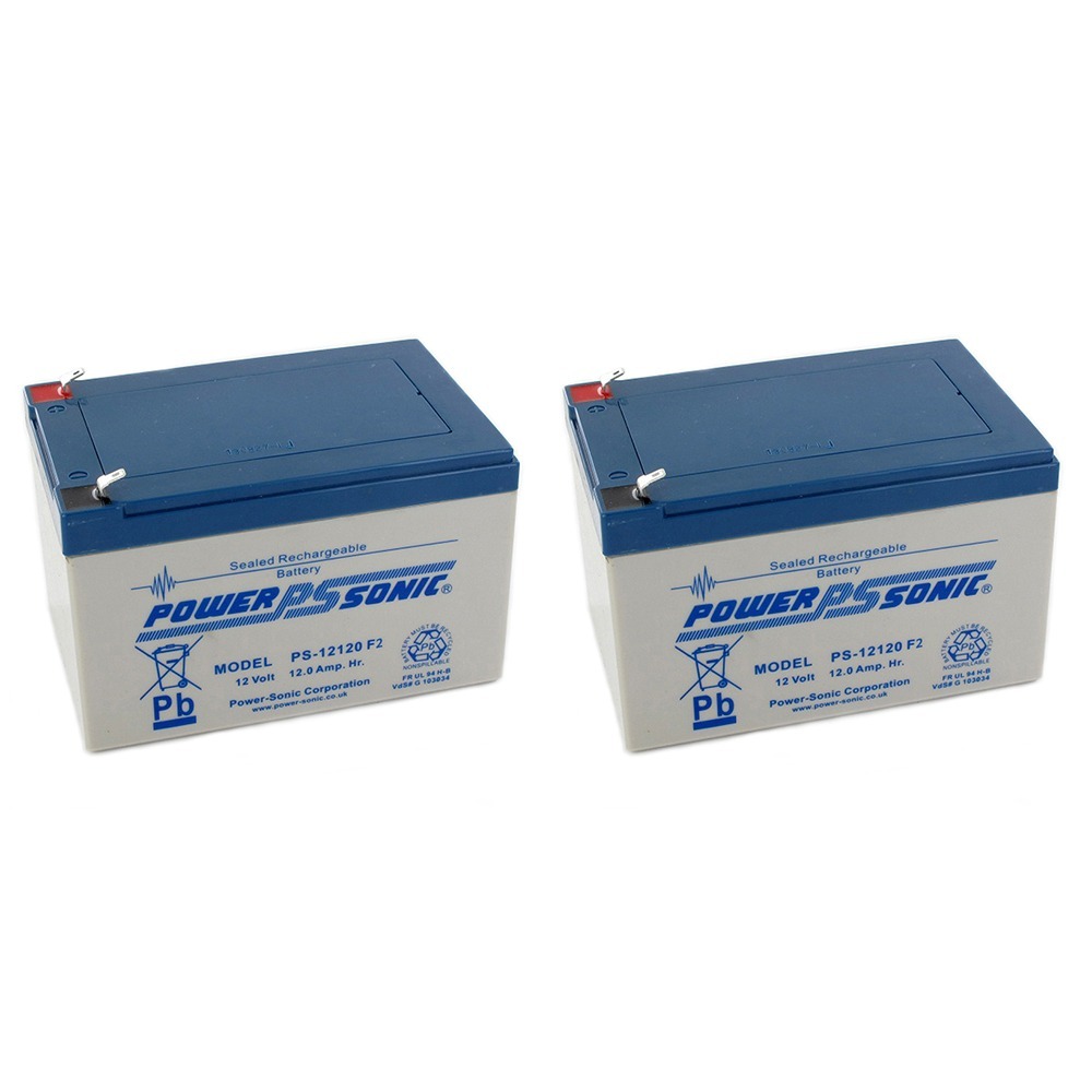 PS-12120 12V 12Ah SLA battery - 2 Pack