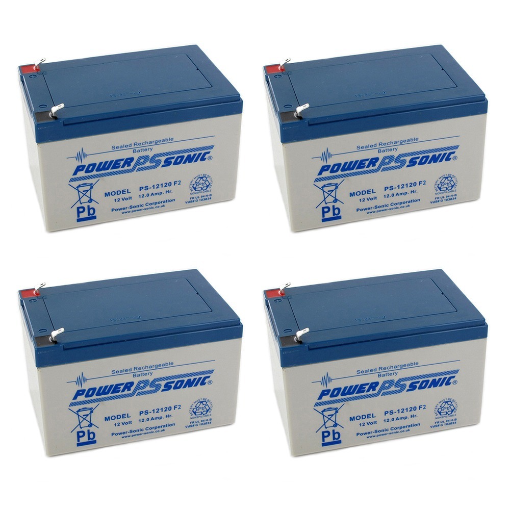 PS-12120 12V 12Ah SLA battery - 4 Pack