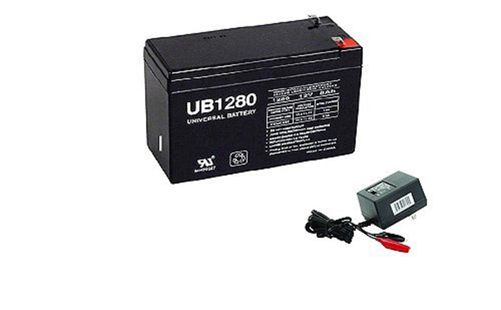 12V 8AH Replacement Battery for General 01280  WITH CHARGER