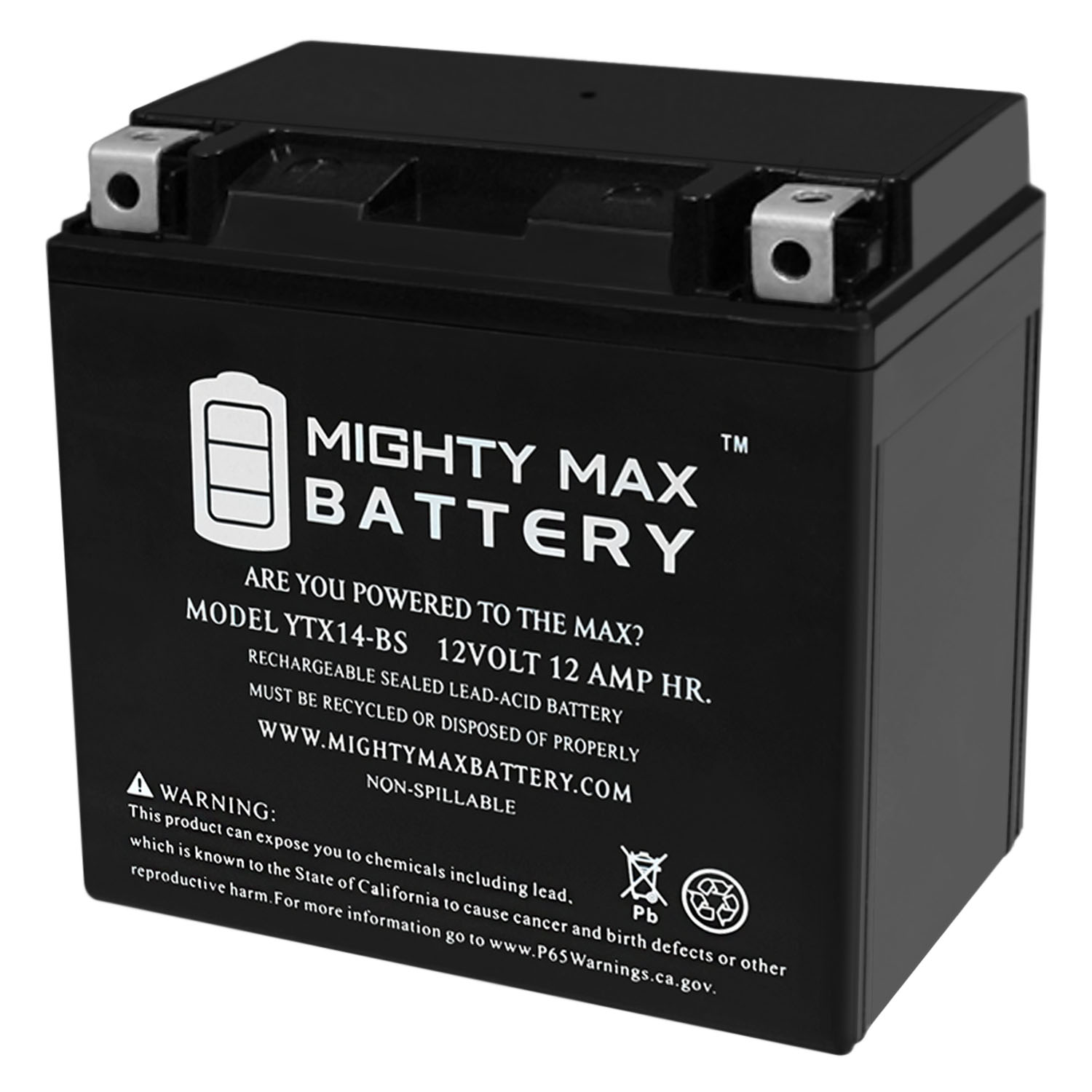 YTX14-BS Battery Replacement for Mercedes Backup Auxiliary 2115410001