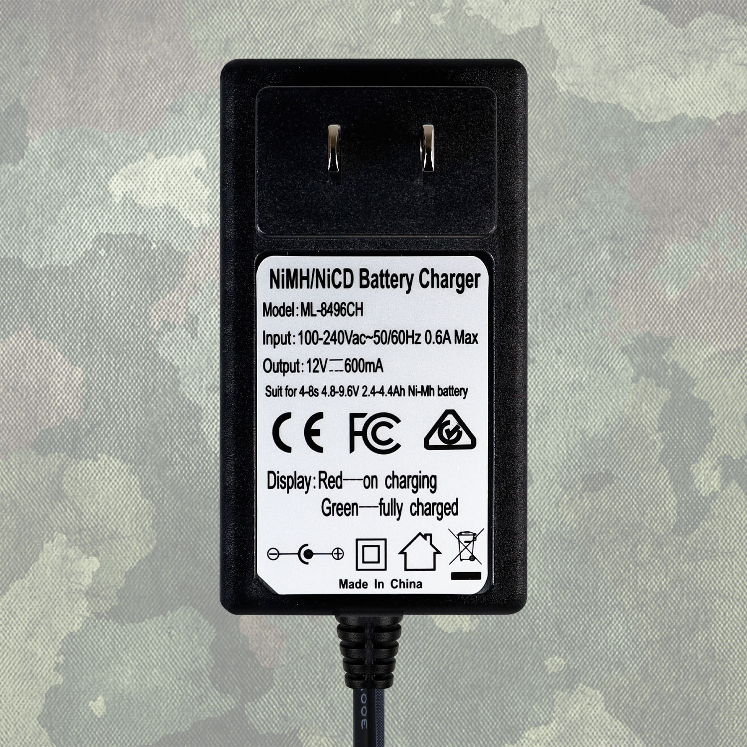 8.4V NiMH 1600mAh Stick Pack Mini Battery + 8.4V-9.6V NiMH Smart Charger