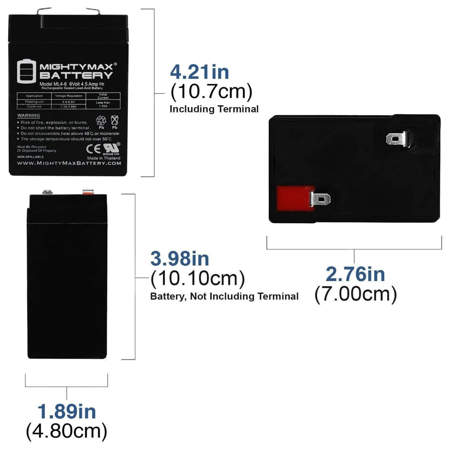 6 VOLT 4.5 AH SLA BATTERY WITH SOLAR PANEL CHARGER