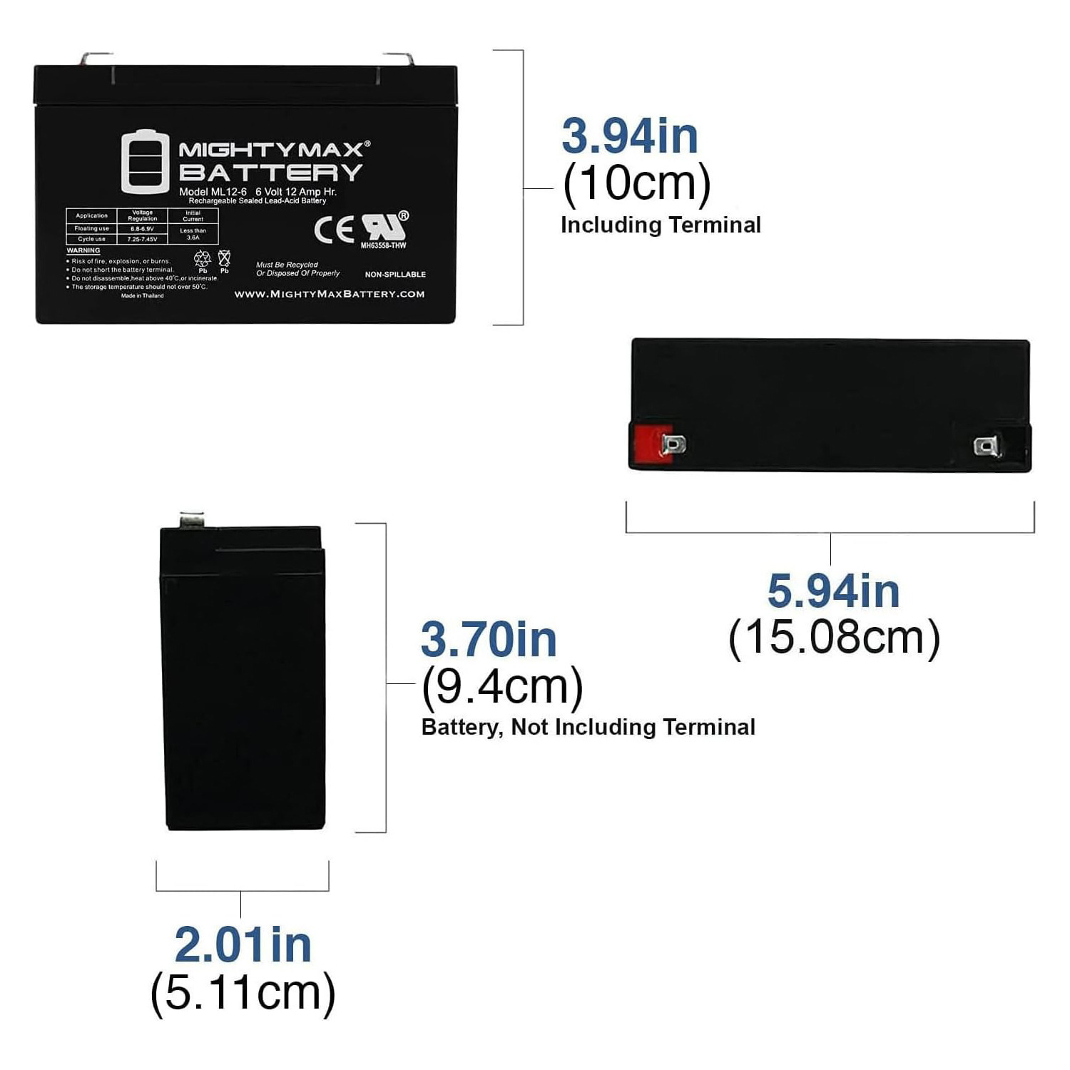 6 VOLT 12 AH SLA BATTERY KIT WITH SOLAR PANEL CHARGER