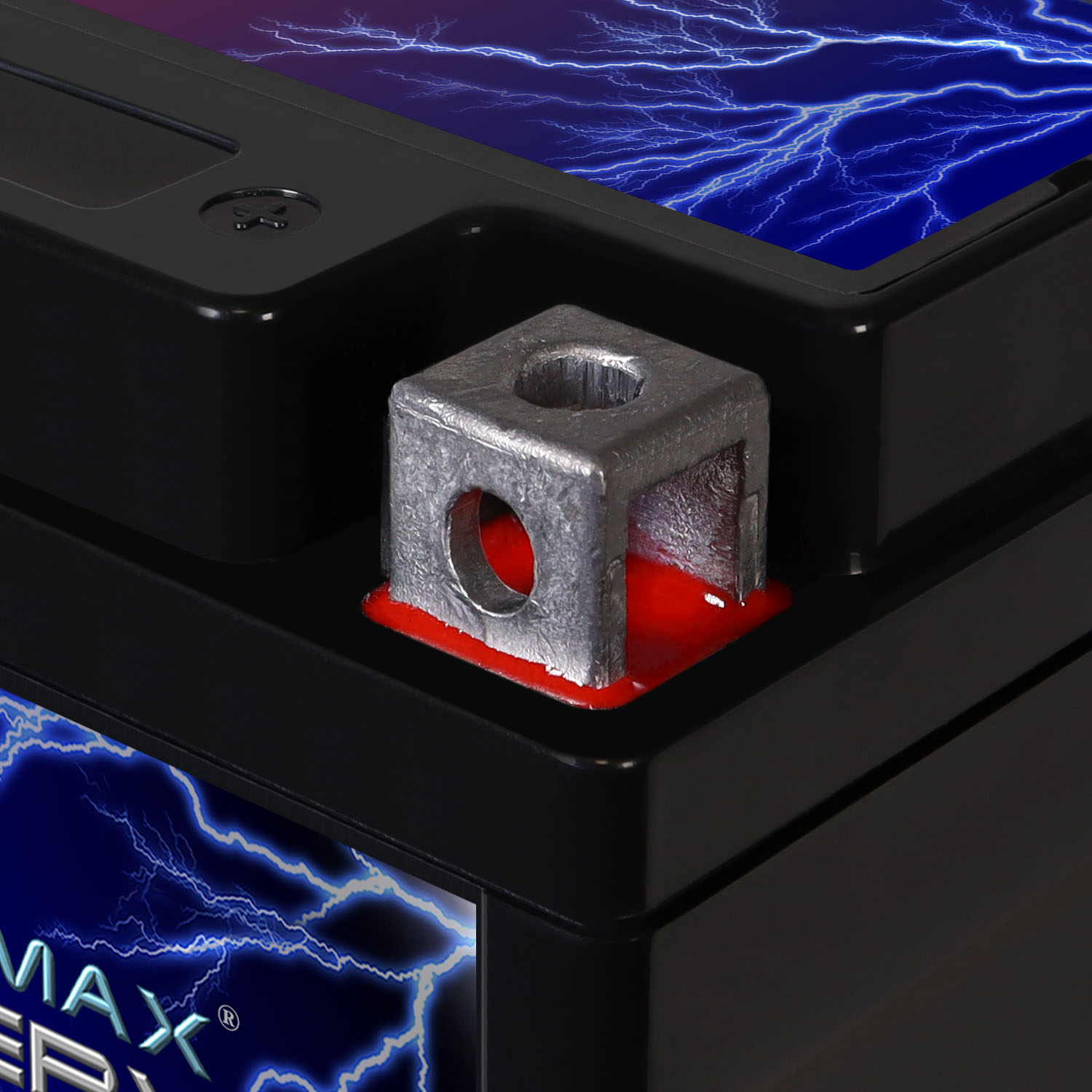 YTX7L-BS 12V 6AH Sealed AGM Battery for Motorcycle - 2 Pack