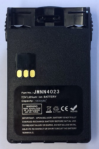 JMNN4023 Replacement Battery with CLIP for Motorola EX500 / EX600