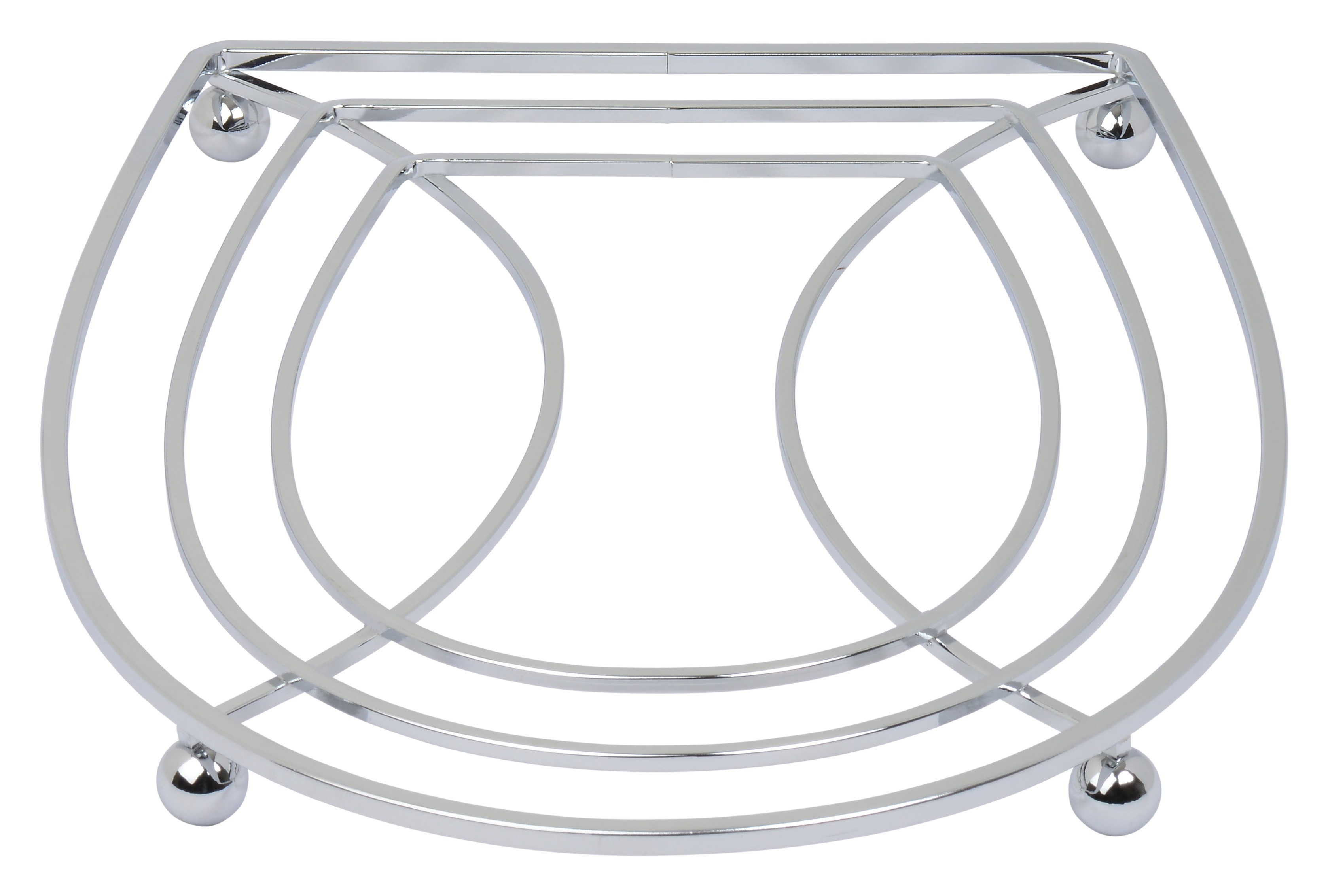 Trivet - High Quality Stainless Steel with Shiny Chrome Polish