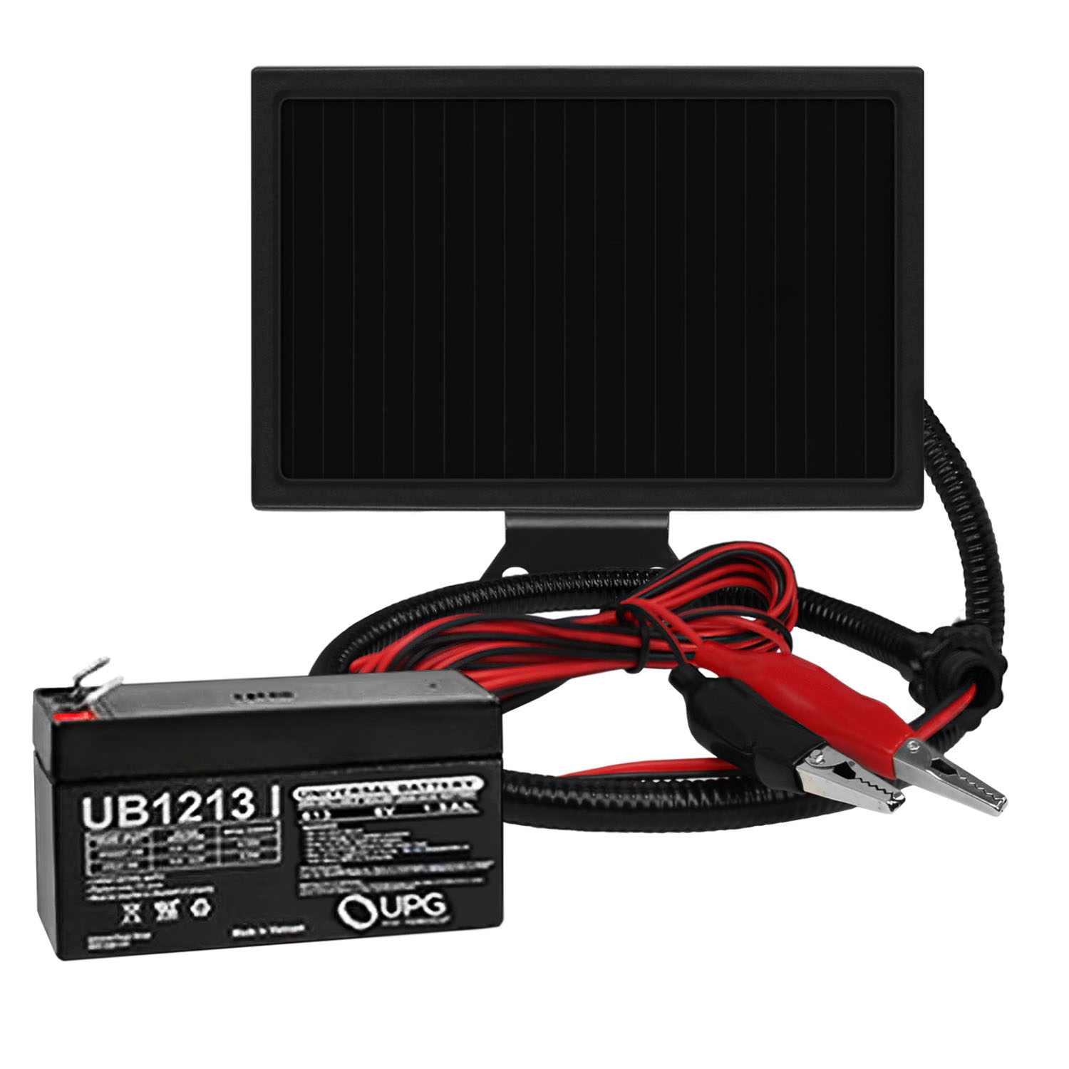 UB1213 12V 1.3AH Replaces Alexander LCR12V1.3P + 12V Solar Panel Charger