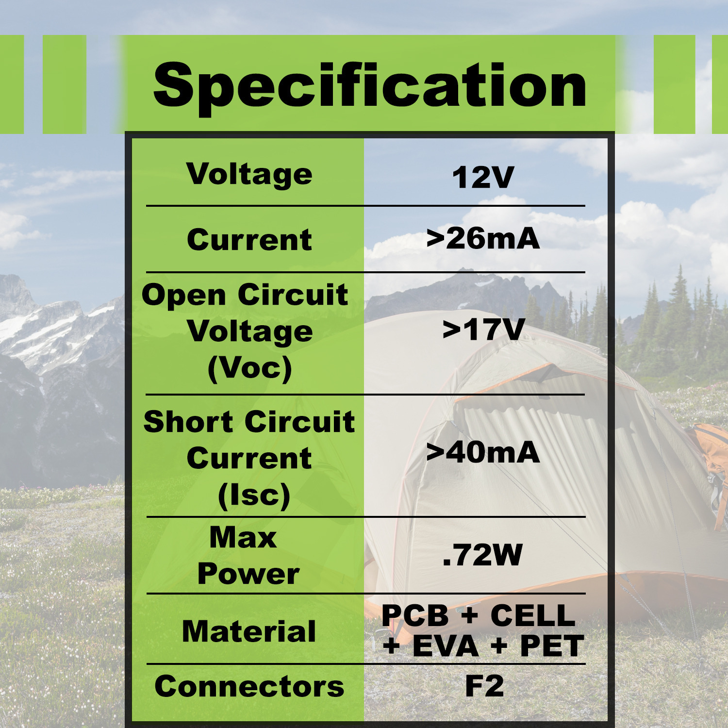 UB1270 / UB1272 SLA 12V 7AH .187 TT + 12V Solar Panel Charger