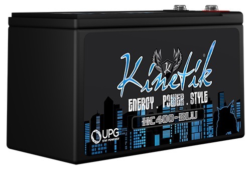 HC400-BLU 400 Watt Car Audio High Current Blue Power Cell / Battery HC400