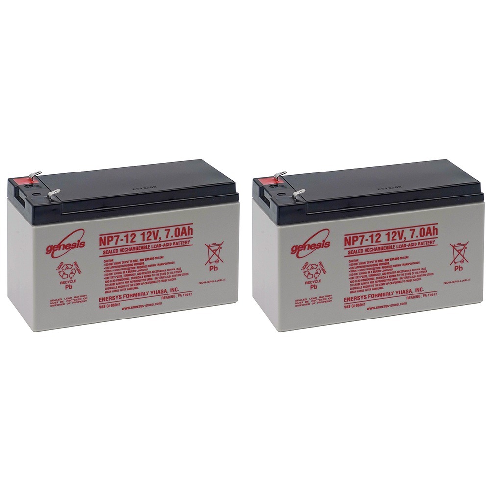 EnerSys NP7-12 12V 7Ah Sealed Lead Acid Battery (2)