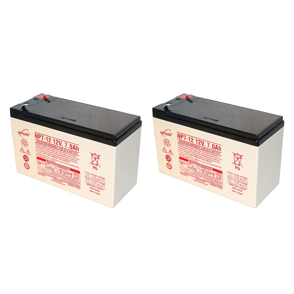 EnerSys NP7-12 12V 7Ah Sealed Lead Acid Battery (2)