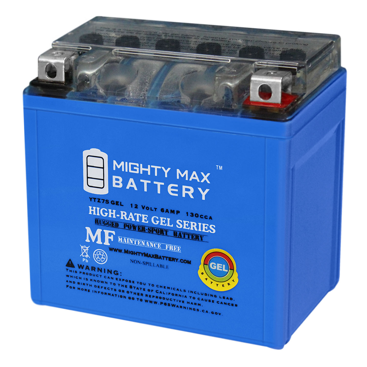 12V 6AH GEL Replacement Battery compatible with KTM 450 SX ATV 2008-2012