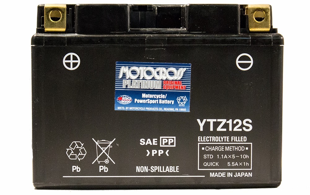 12V 11Ah Battery for Honda Shadow Super Hawk Yamaha XT1200