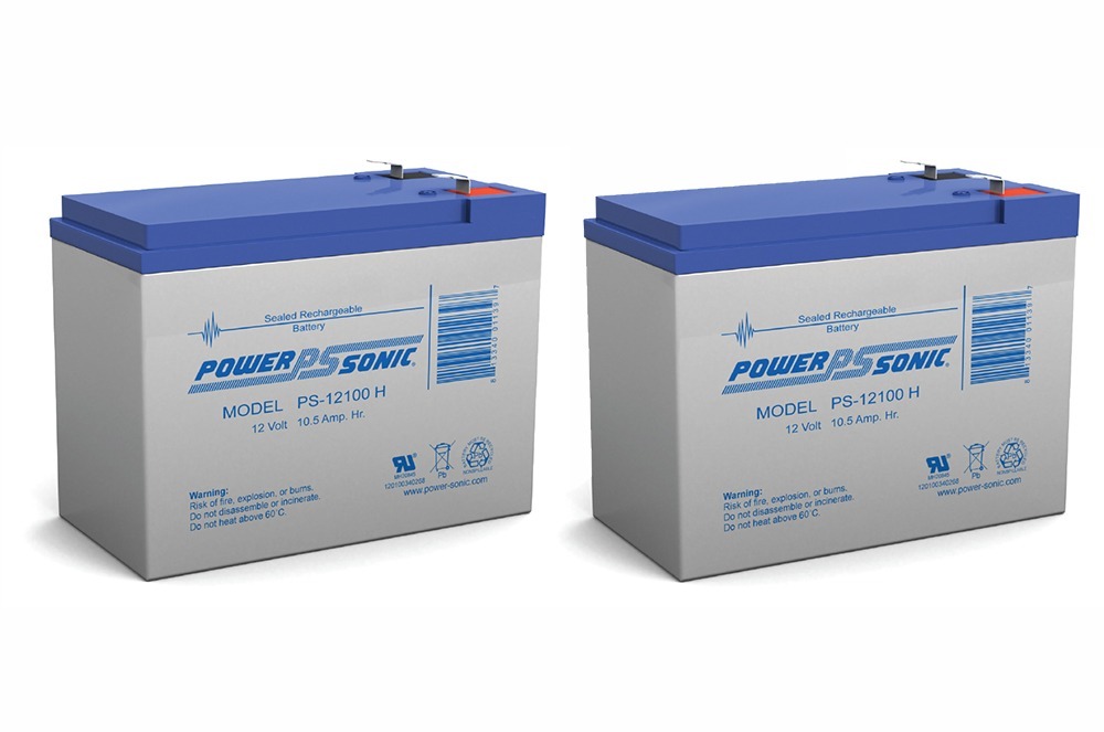 12V 10.5AH Battery for Mongoose M750 Scooter - 2 Pack