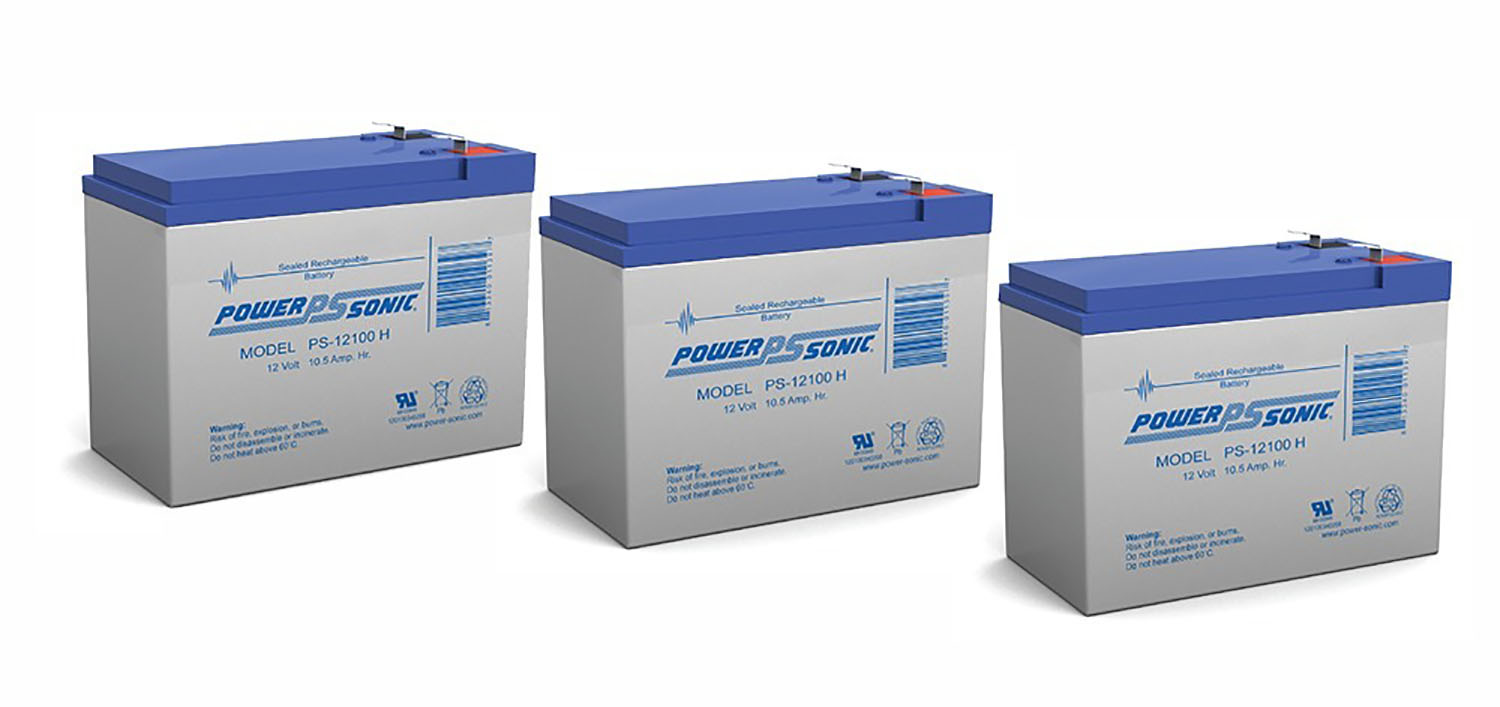12V 10.5AH Battery for X-treme X-500, X500 Scooter Battery - 3 Pack