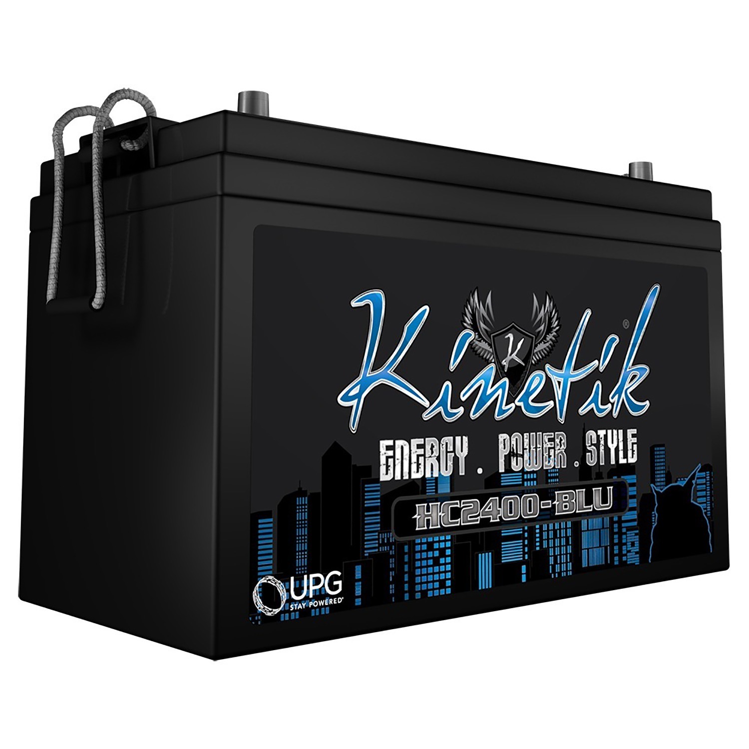 Brand New Kinetik HC2400-BLU 2400 Watt 12 Volt High Current Car Audio Battery/Power Cell With Advanced AGM Technology