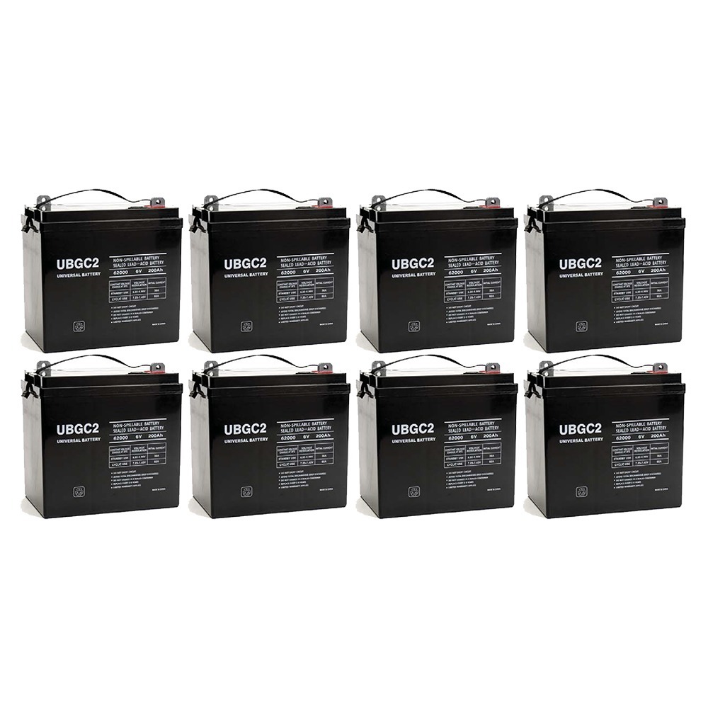 UBGC2 6V 200Ah SLA Battery for Magnum Energy MM612AE - 8 Pack