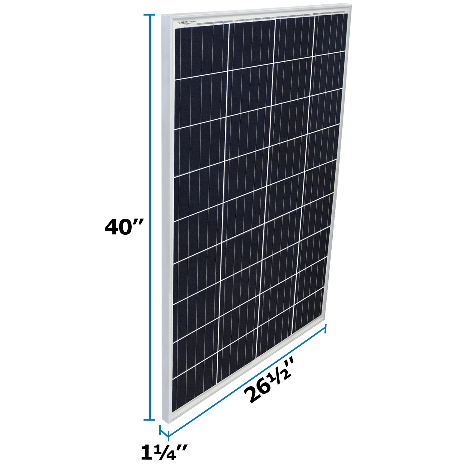 100 watt off grid solar power system - 100w 12v -18v high efficiency polycrystalline solar panel module battery charger for marine and RV solar battery