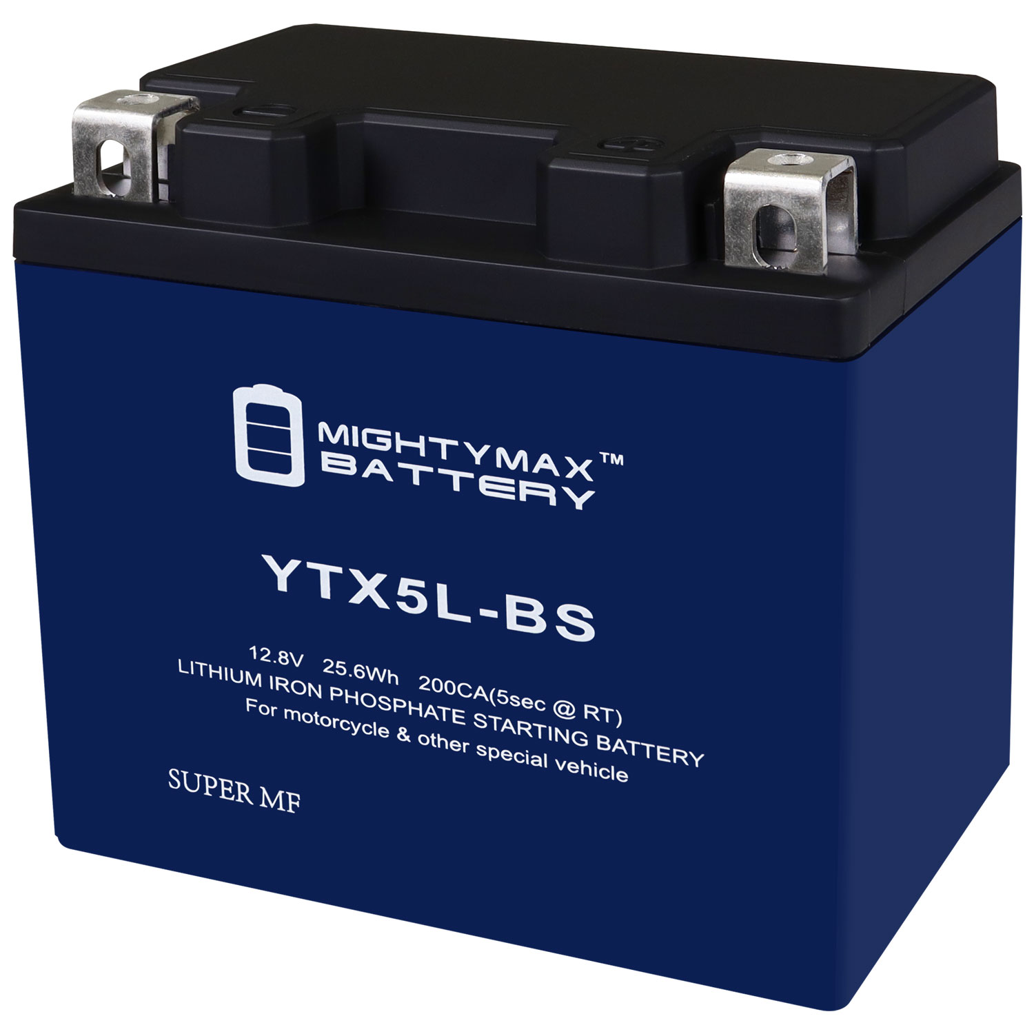 YTX5L-BS Lithium Replacement Battery Compatible with Yamaha GTX-5Lbs0-00-00