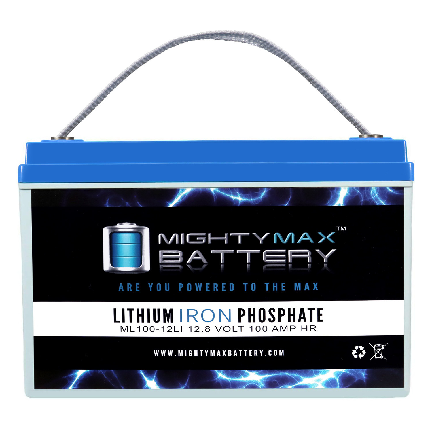 12V 100AH Lithium Replacement Battery for Earthtech Products 1800Watt Solar Generator