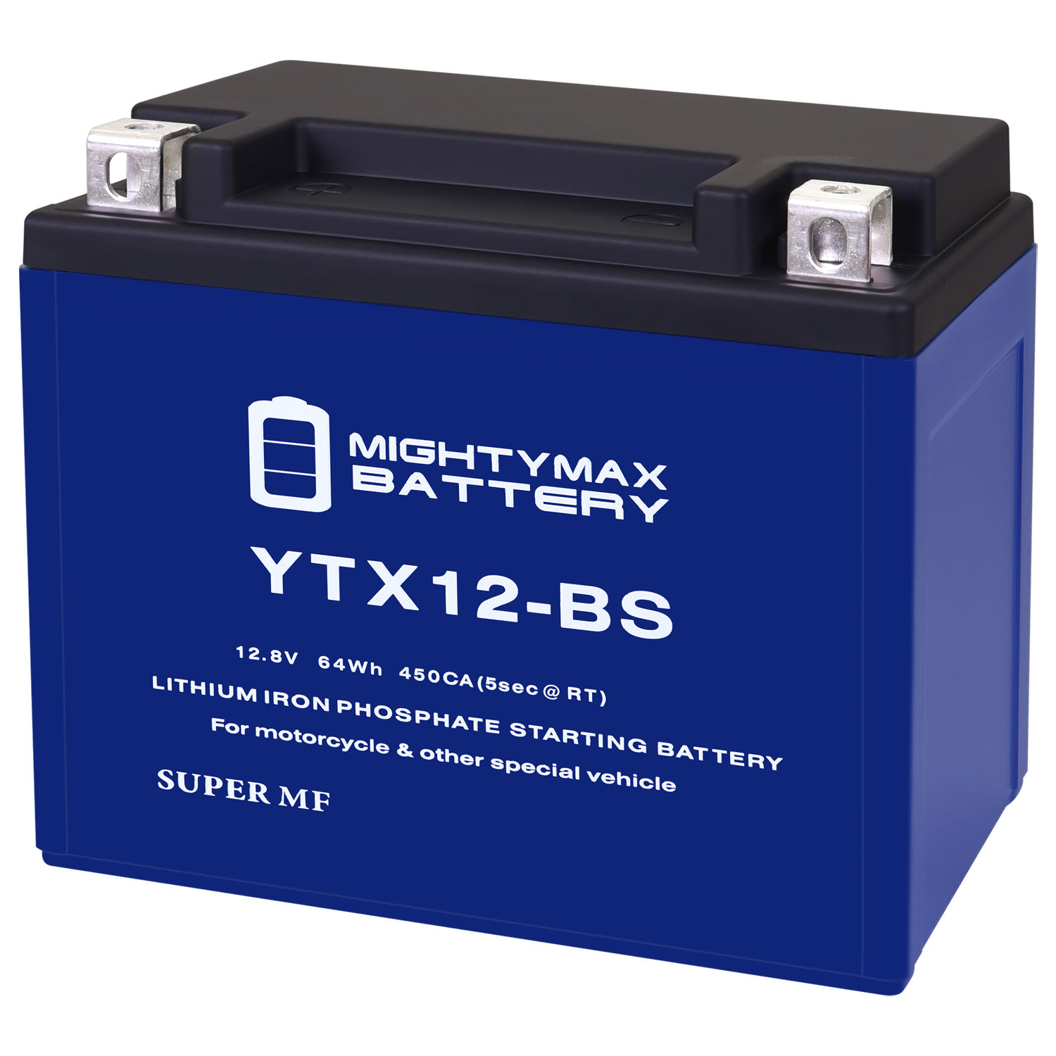 YTX12-BS Lithium Replacement Battery Compatible with PowerStar YTX12-BS