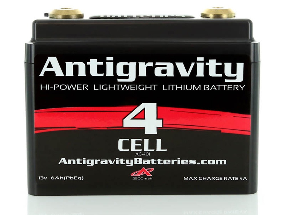 Antigravity Batteries AG-401 Lithium Motorcycle Battery 120 CCA 4-Cell 12V