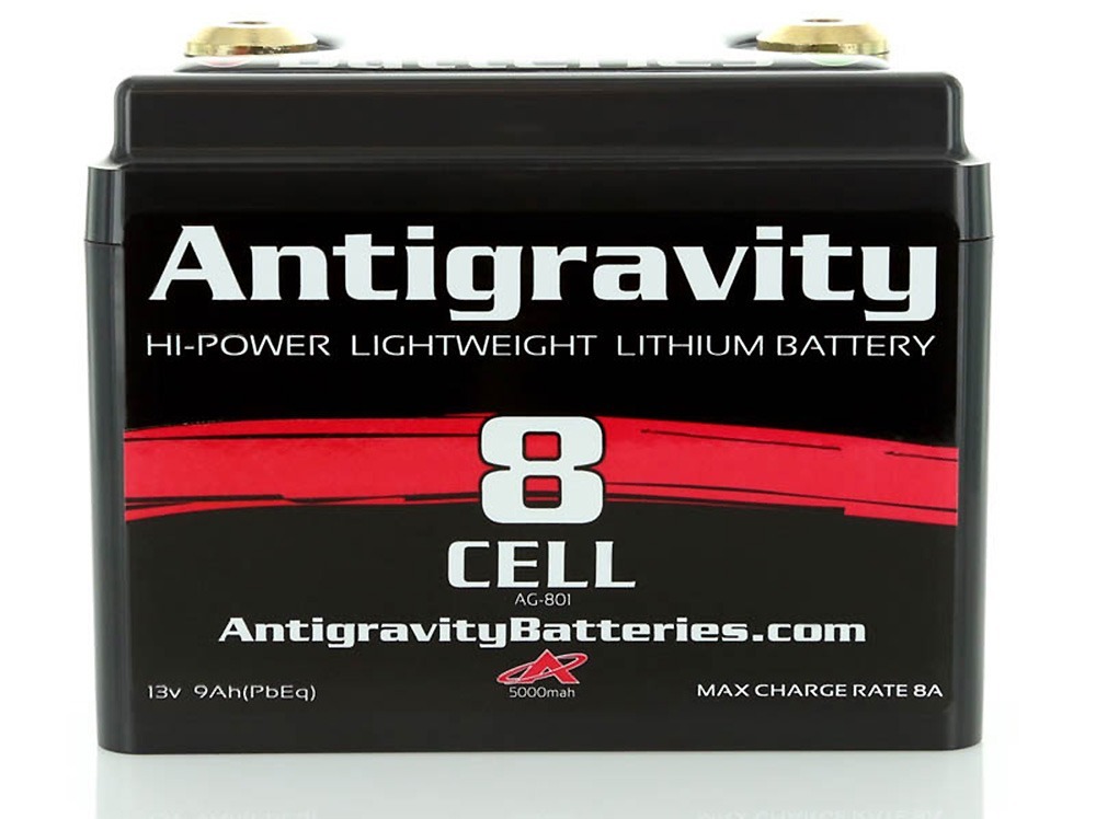 Antigravity Batteries AG-801 Lithium Motorcycle Battery 240 CCA 8-Cell 12V