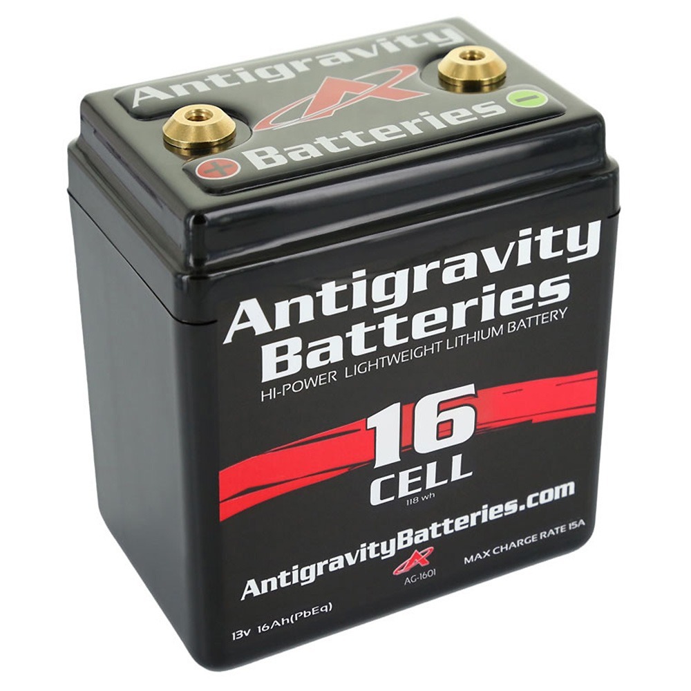 Antigravity Batteries AG-1601 Lithium Motorcycle Battery 480 CCA 16-Cell 12V