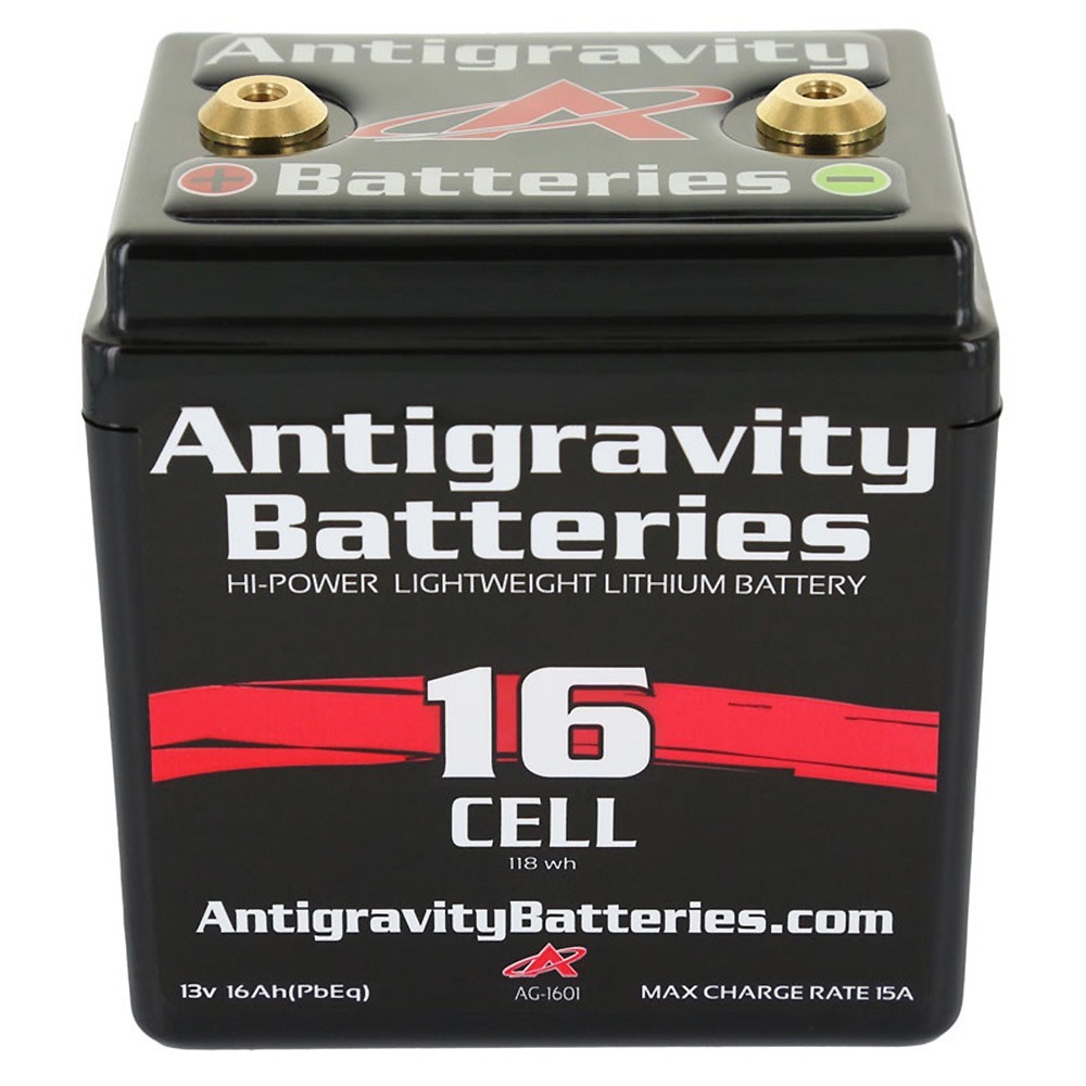 Antigravity Batteries AG-1601 Lithium Motorcycle Battery 480 CCA 16-Cell 12V