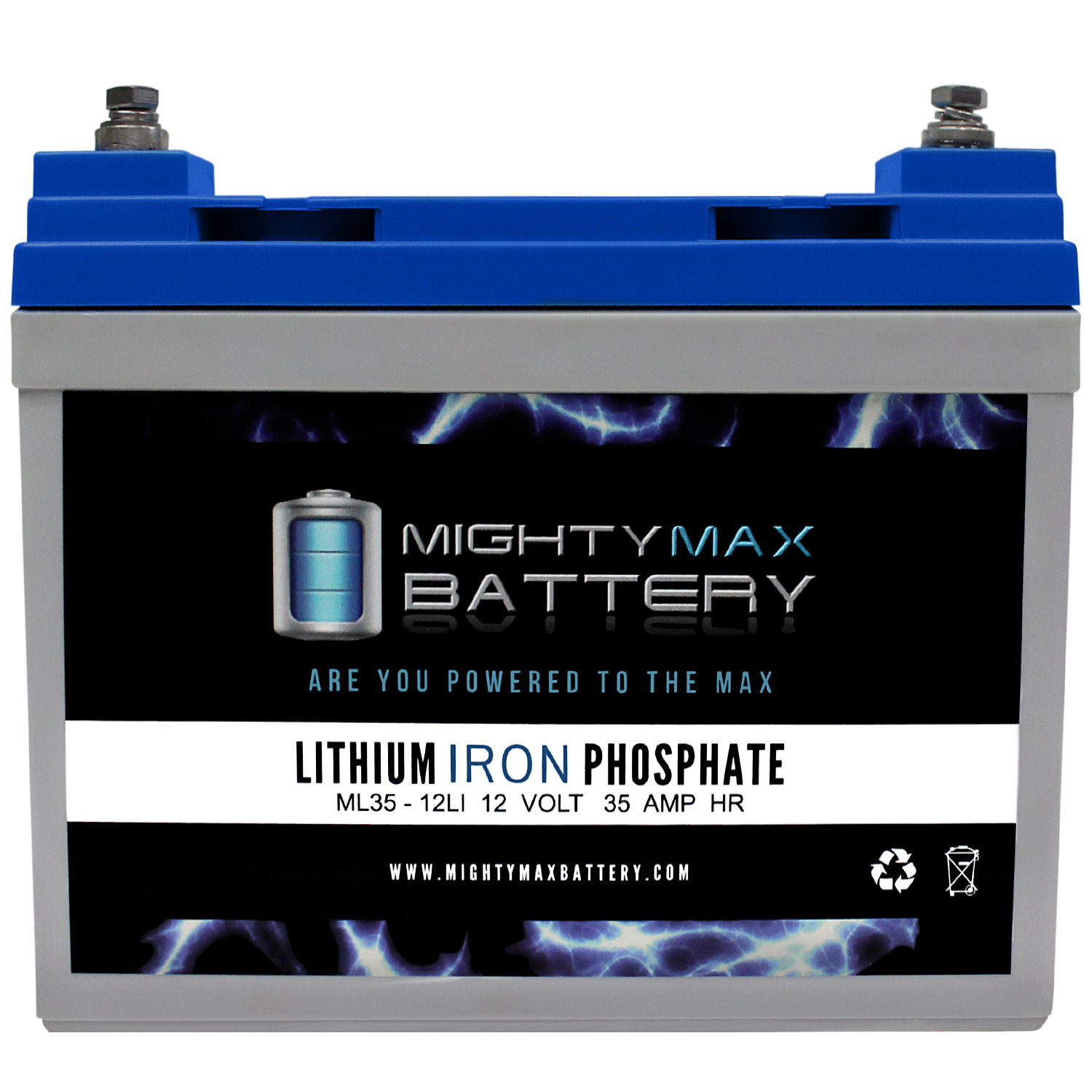 12V 35AH Lithium Replacement Battery compatible with Interstate BSL1145