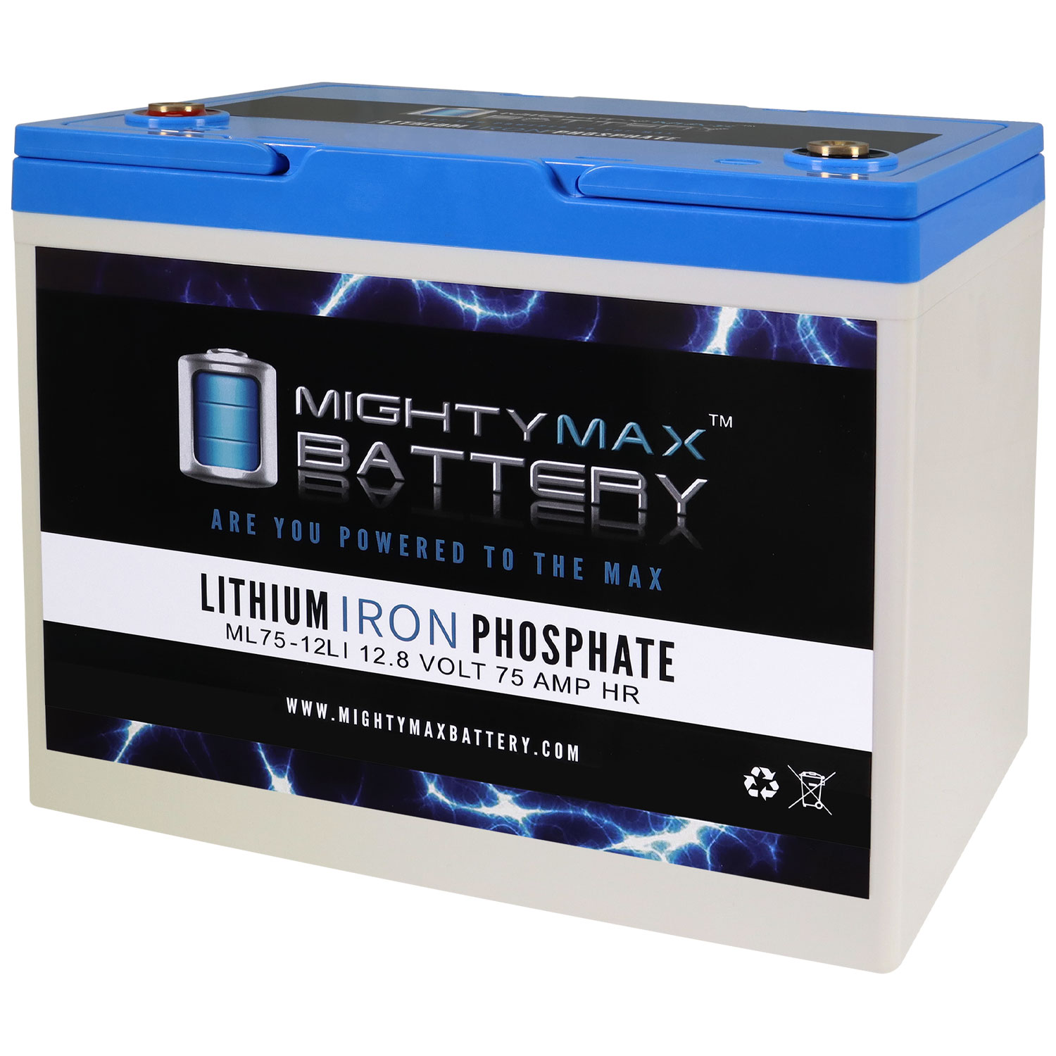 12V 75AH Lithium Replacement Battery for Enduring 6GFM75