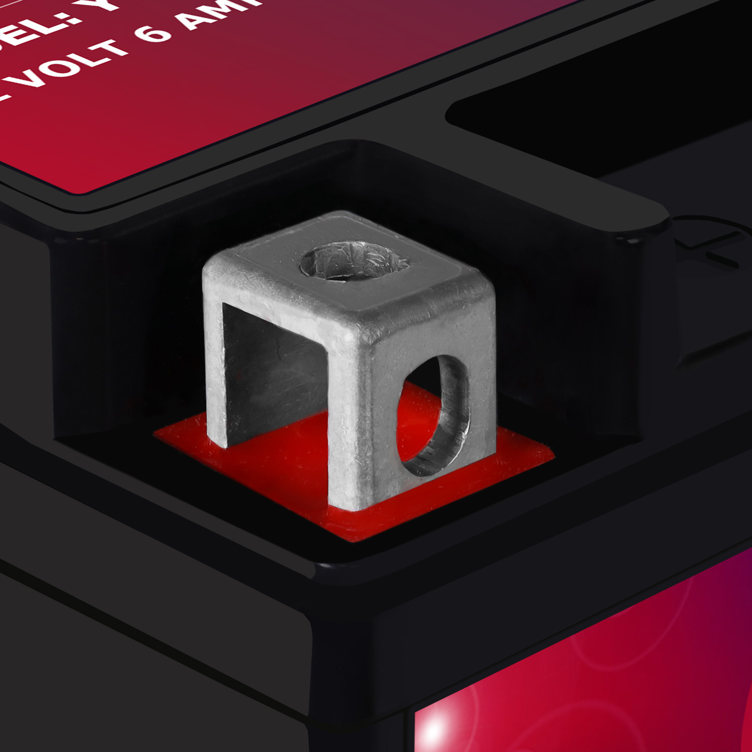 YTX7A-BS 12V 6AH Sealed Lead AGM Battery For Motorcycle - 2 Pack