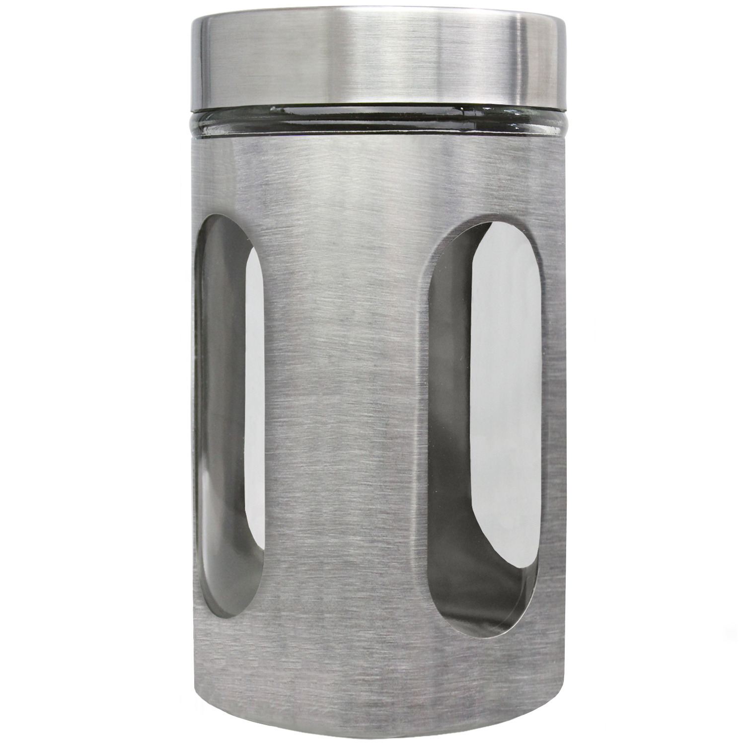 Blue Donuts 32oz Stainless Steel Canister with Window
