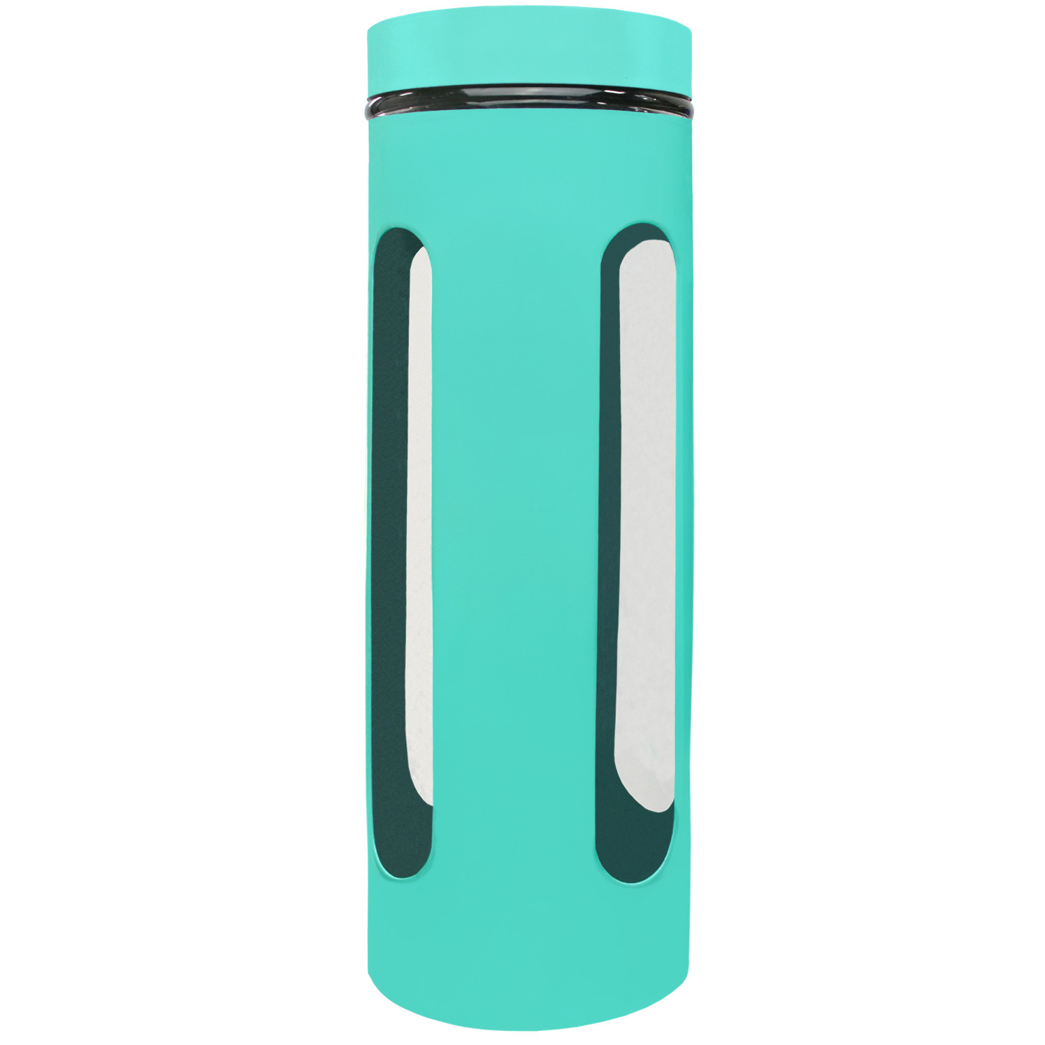 Blue Donuts 60oz Stainless Steel Canister with Window - Turquoise