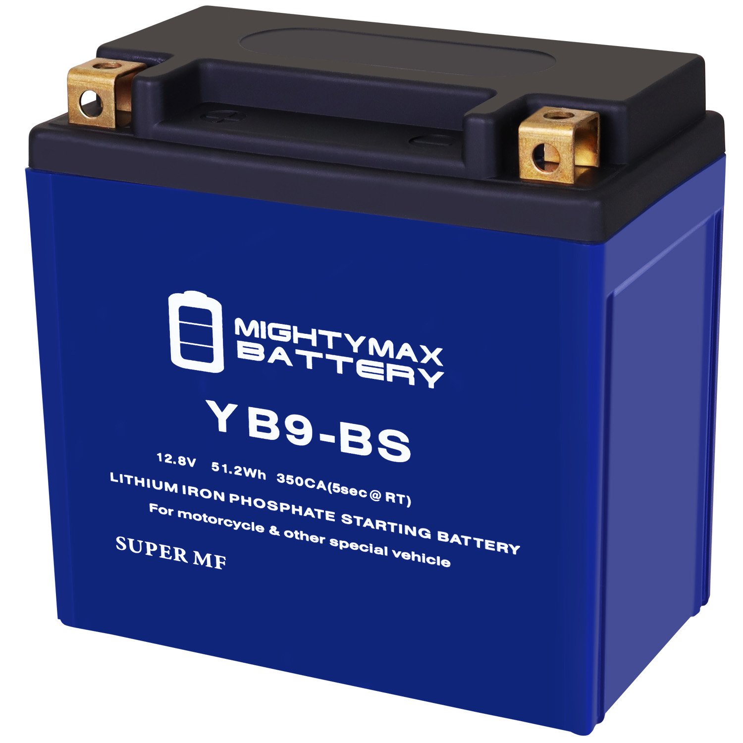 YB9-BS Lithium Replacement Battery for Kawasaki 350 A7 Series 66-71