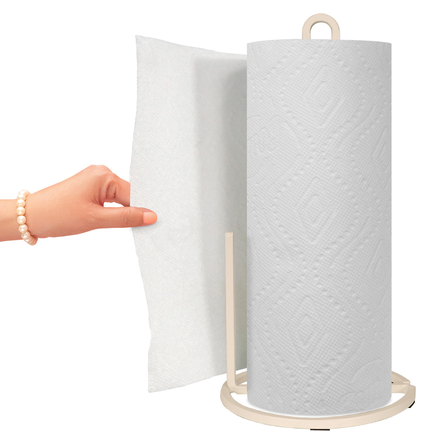 White square modern paper towel holder 